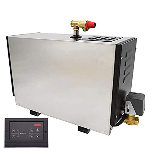 Hanchen 15KW Generador de Vapor para Sauna Baño Turco Ducha 18-21m³ Temperatura Ajustable 35-55℃ Temporizador 1-12h 380V CE