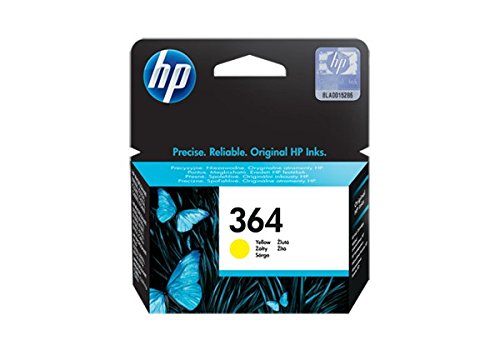 HP Cartucho de Tinta Amarilla HP 364 364 Ink Cartridges, de 5 a 80% RH, -40 a 70º C, De 5 a 50 ºC, de 5 a 80% RH, 107 x 24 x 115 mm, 0.04 kg (0.0882 Libras)