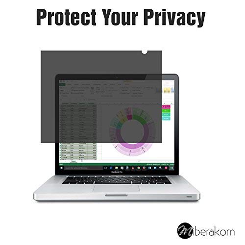 miberakom - Filtro de Privacidad, Privacy Screen Filter, Protector de Pantalla para monitores y portátiles (19″ Pulgadas, Widescreen 5:4, 376 mm x 301 mm