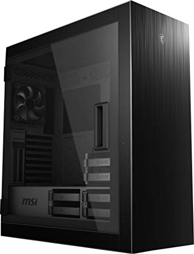 MPG SEKIRA 500P Mid-Tower Caja de PC Gaming (Negro, 4 x 120 mm Ventiladores Incluidos, USB 3.2 Gen2 Type-C, 4 mm Panel Cristal Templado, EATX, ATX, mATX, Mini-ITX)
