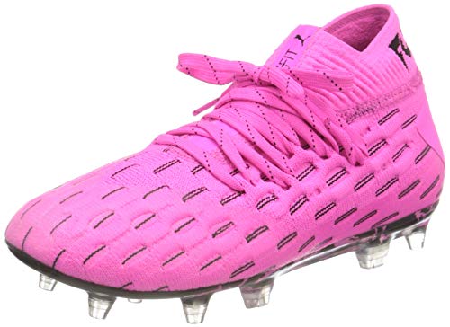 PUMA Future 6.1 Netfit FG/AG JR, Zapatillas de fútbol Unisex niños, Rosa (Luminous Pink Black), 36 EU