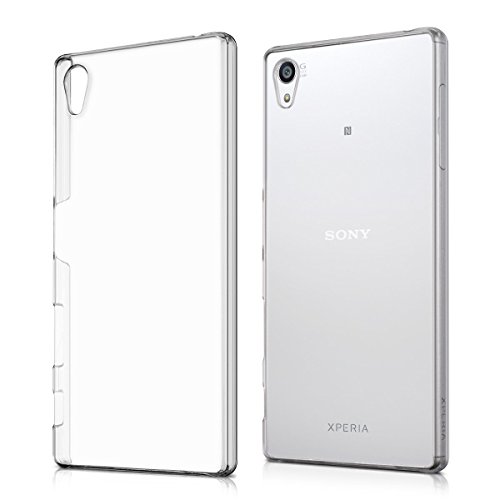 REY Funda Carcasa Gel Transparente para Sony Xperia Z5, Extra Fina 0,33mm, Silicona TPU de Alta Resistencia y Flexibilidad