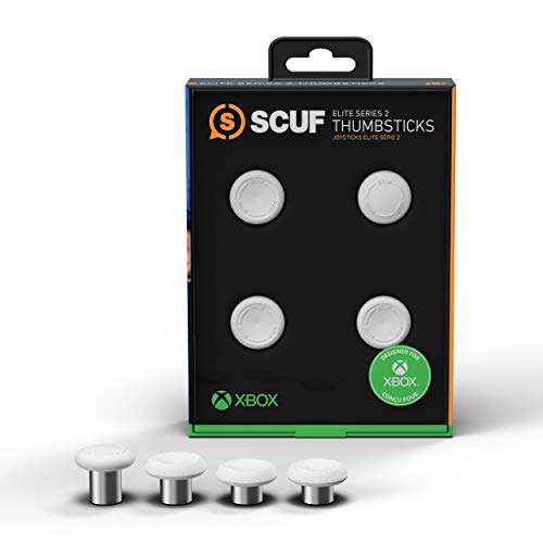 Scuf Elite Series 2 Para Xbox Elite Series 2 Joysticks de Adecuado Rendimiento, Paquete de 4, Blanco