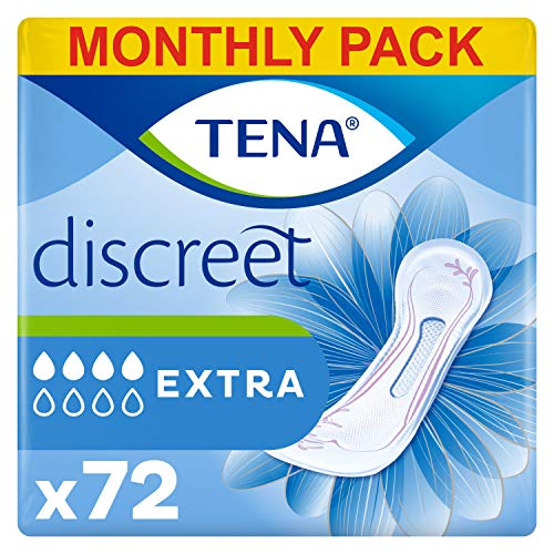 TENA Discreet Extra, Compresas Incontinencia - 72 Unidades (6x12)