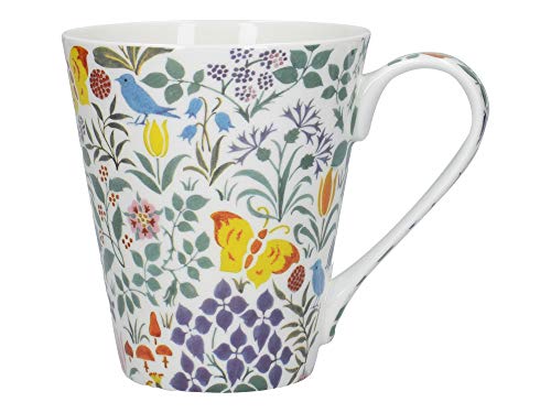 V&A - Taza con diseño de flores de primavera, porcelana fina, multicolor, 450 ml