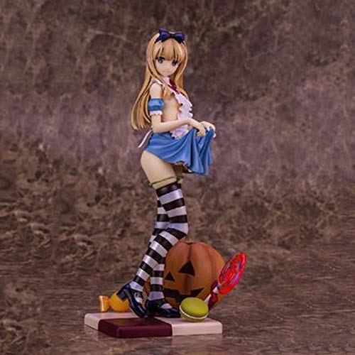 Zixin Alice Fukasaki Twilight Alice Calabaza Chica Boxed Anime Figura Figura Decoración Estatua Modelo Colección Toy Altura 25 cm (9.8in)
