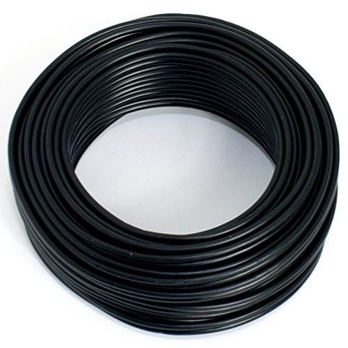 Cable para altavoz (2 x 0,75 mm2, 10 m), color negro
