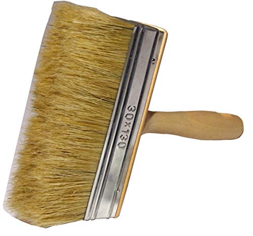 Cepillo de cerdas naturales para empapelado, pintura y vallas, Natural Bristle Hair, 30x130