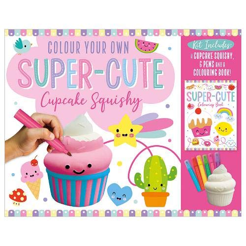 Colour Your Own Super-Cute squishy Cupcake