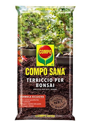 Compo Sana – ® Bonsai Tierra, Tierra Especial para Todas Las Habitaciones Jardines. Bonsai, 5 L
