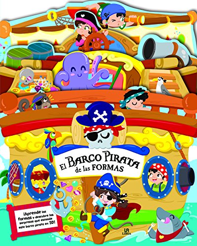El Barco Pirata de las Formas (Libro en 3D para Aprender)