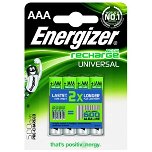 Energizer Pila Recargable Universal HR 03 Ready to Use Blister 4uds.