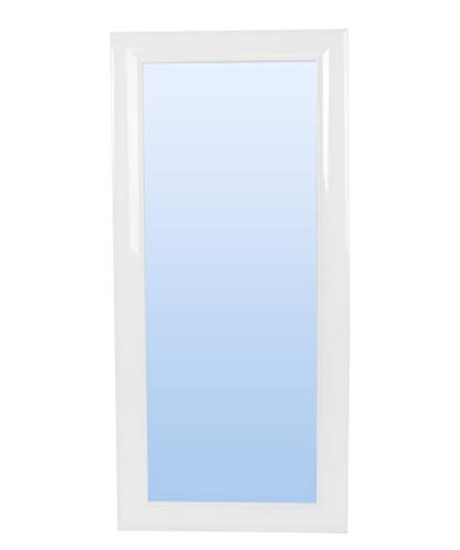 Espejo con Marco (Varios tamaños y Colores) Efecto Brillo (Blanco Brillo, 170 x 70 cm)