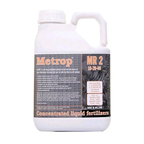 Fertilizante 100% orgánico biodegradable para floración Metrop® MR-2 (5L)