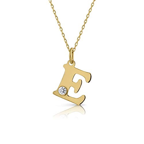 Gargantilla Collar Oro de Ley. Niña/Mujer. Letra en oro. Medida de la cadena 40-45 cm. (1-4937)