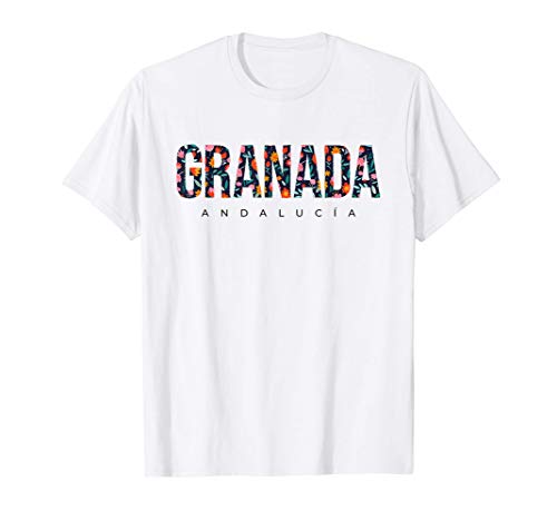 Granada Provincia De Andalucía Primaveral Camiseta