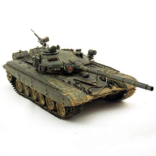 HKX Kits de Modelo de Rompecabezas de Tanque Militar, Modelo de Rompecabezas de Tanque T-72B soviético 1/35, colección para el hogar, 10,6 x 3,5 Pulgadas