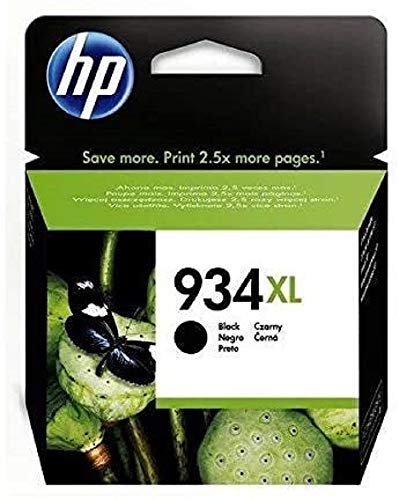 HP C2P23AE 934 Cartucho de Tinta Original de alto rendimiento, 1 unidad, negro