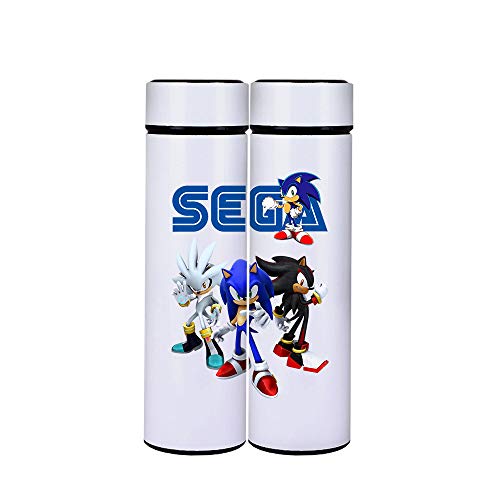 IUjhfejgk Sonic The Hedgehog De Acero Inoxidable Taza de Viaje de Gran Capacidad es fácil de carryStainless Taza de Viaje de Acero es fácil de Llevar (Color : A01, Size : 350ml)