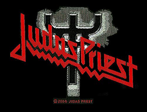 Judas Priest Logo Unisex Parche standard, 100% poliéster, [Effekte/Besonderheiten] +