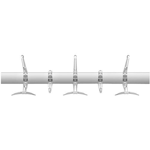 Kartell Hanger Percha, Aluminio, Transparente (Crystal 70), 60x17x11 cm