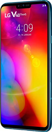 LG V40 ThinQ LMV405EBW 16,3 cm (6.4") 6 GB 128 GB SIM Doble 4G Azul 3300 mAh - Smartphone (16,3 cm (6.4"), 6 GB, 128 GB, 12 MP, Android 8.1, Azul)