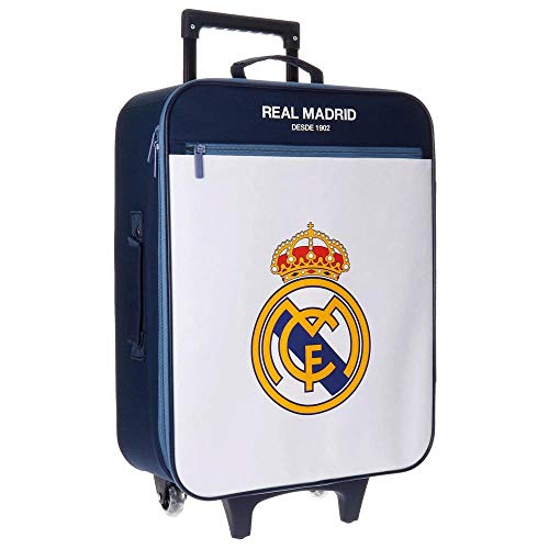 Maleta de Cabina, del Real Madrid. con 2 Ruedas. 26 litros de Capacidad. Med.: 52x36x18 cms.