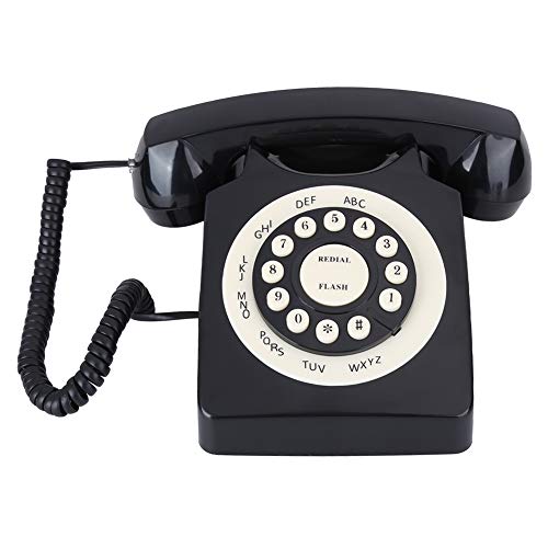 Mavis Laven Teléfono con Cable, Estilo Retro, Vintage, multifunción, teléfono Vintage, Alta definición, Calidad de Llamada, teléfono con Cable para Oficina en casa