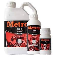 Metrop® Fertilizante MR-2 1L 100% Orgánico y Biodegradable para floración Tanto en hidroponía como en Agricultura.