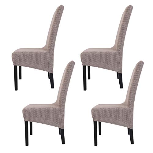 Mingfuxin - Fundas de silla de gran tamaño, elásticas para sillas de comedor, fundas elásticas extraíbles y lavables para sillas de comedor, hotel, dirección de banquetes