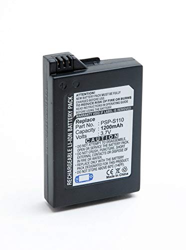NX - Batería Video Consola Compatible PSP 2th 3.7V 1200mAh - PSP-3004 ; PSP-S110