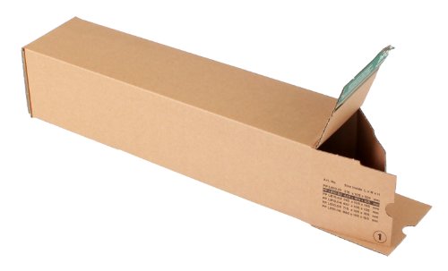 ProgressPack PP LB10.02 Premium - Caja de envío, cartón ondulado (A2, 435 x 105 x 105 mm, 10 unidades), color marrón