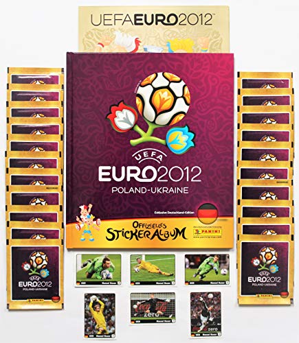 Sammelsticker Panini Euro 2012 Deluxe - Álbum de fotos con tapa dura (20 bolsas), diseño de Coca Cola
