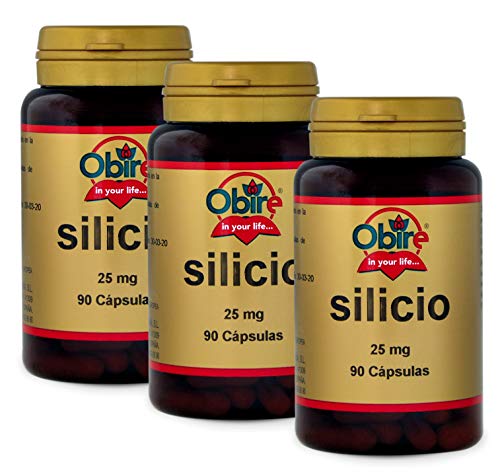 Silicio 25 mg. 90 cápsulas (Pack 3 unid.)