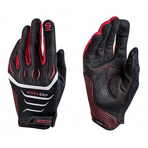 Sparco 002094NRRS09 Guantes, Negro/rojo, 9