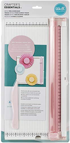 We R Memory Keepers American Crafts 12" x 12" Metric Trim and Score Board-DIY Crafting Kit, 12 x 12