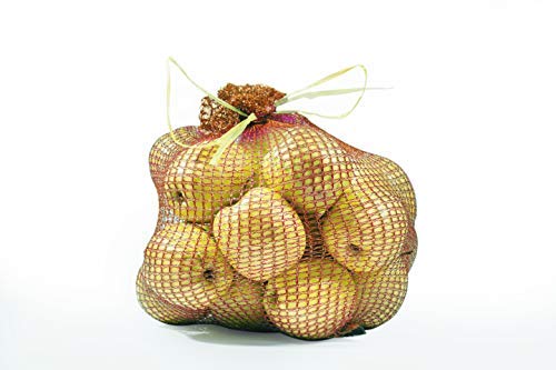 200 unidades. Bolsas de malla tejida para frutas, verduras, alimentos en general. Dimensiones: 45x25x25cm. Capacidad de carga máx. 7 kg. (Rojo)