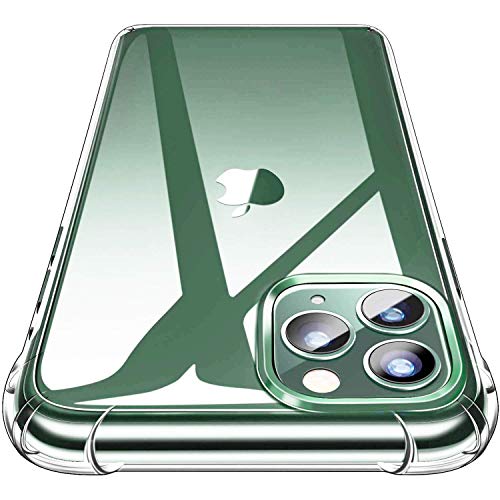 AICase para Funda iPhone 11 Pro MAX Funda de Cristal iPhone 6.5 con Tapa Trasera de Cristal Templado Dureza 9H,Marco de TPU Flexible para iPhone 11 Pro MAX 2019