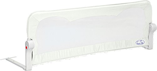 Barrera de cama para bebé, 150 x 66 cm. Modelo Blanco. Barrera de seguridad. Sello de calidad SGS.