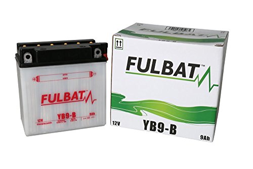 Batería FULBAT YB9-B 12V 9Ah 130A Largo: 135 x Ancho: 75 x Alto 139 (mm)