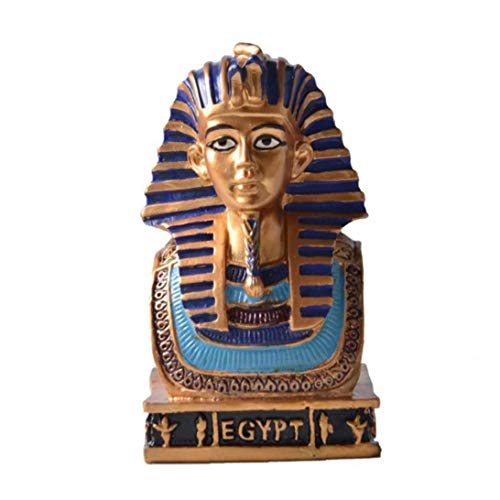 BYFRI Faraón Egipcio Escultura Abstracta De Resina Figuras Estatua Desk Regalos Decoración Decoración del Hogar Accesorios De Cumpleaños Egipcia 1pc Faraón