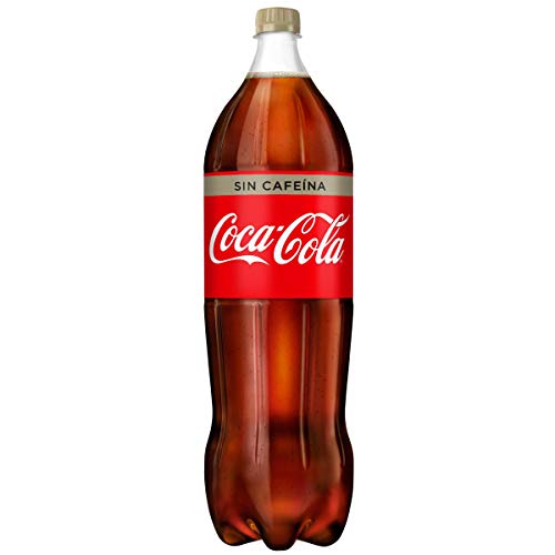 Coca-Cola - Sin Cafeina, Refresco con gas de cola, 2 l (Pack de 6), Botella de plástico