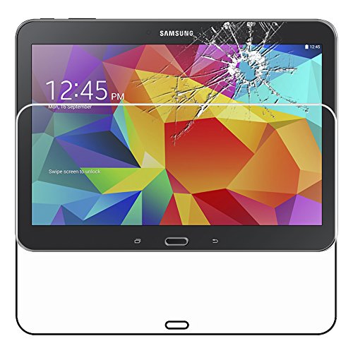 ebestStar - Cristal Templado Compatible con Samsung Galaxy Tab 4 10.1 SM-T530, T533 T531 T535 Protector Pantalla, Película Vidrio Protectora Dureza 9H, Sin-Burbujas [Aparato: 243.4x176.4x8mm 10.1"]