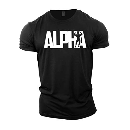 GYMTIER Camiseta Culturismo Hombre - Alpha - Top Entrenamiento Gimnasio