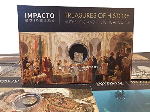 IMPACTO COLECCIONABLES Tesoros con Historia: Moneda Original de la Dinastía Almohade 1170-1269 - 800 Años de Historia Andalucí