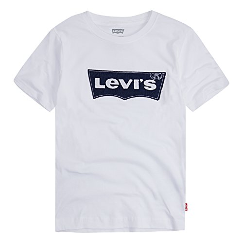 Levi's Big Boys' Batwing T-Shirt,White Felt,M
