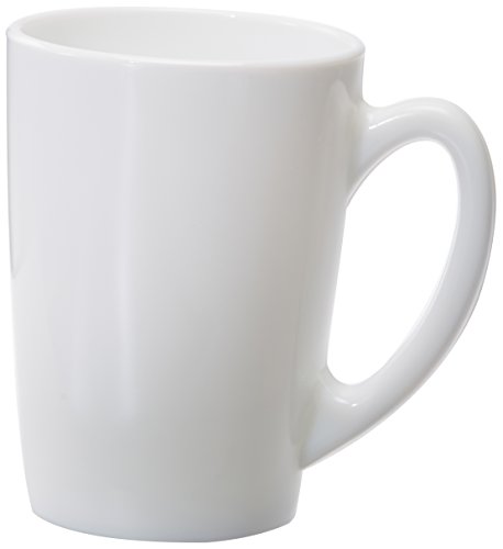 Luminarc ARC E9635 New Morning - Juego de 6 tazas de café (320 ml, cristal opalino, 6 unidades), color blanco