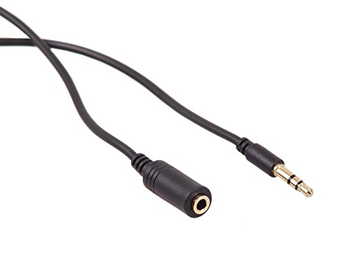 Maclean - Cable de Audio estéreo Alargador Mini Jack 3.5mm (Macho/Hembra) Longitud de 1m a 15m (3m)
