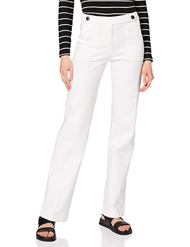 Morgan 201-peet.n Pantalones, Blanco (Off White Off White), W28 (Talla del Fabricante: T38) para Mujer