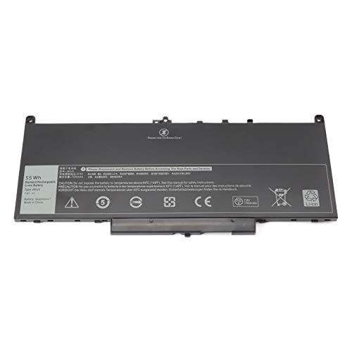 Nueva batería para portátil J60J5 para DELL Latitude E7470 E7270 7470 7270 Series 451-BBSY 451-BBSX 451-BBSU, P/N: 0MC34Y MC34Y 7CJRC R1V85 242WD GG4FM WYWJ2 1W2Y2